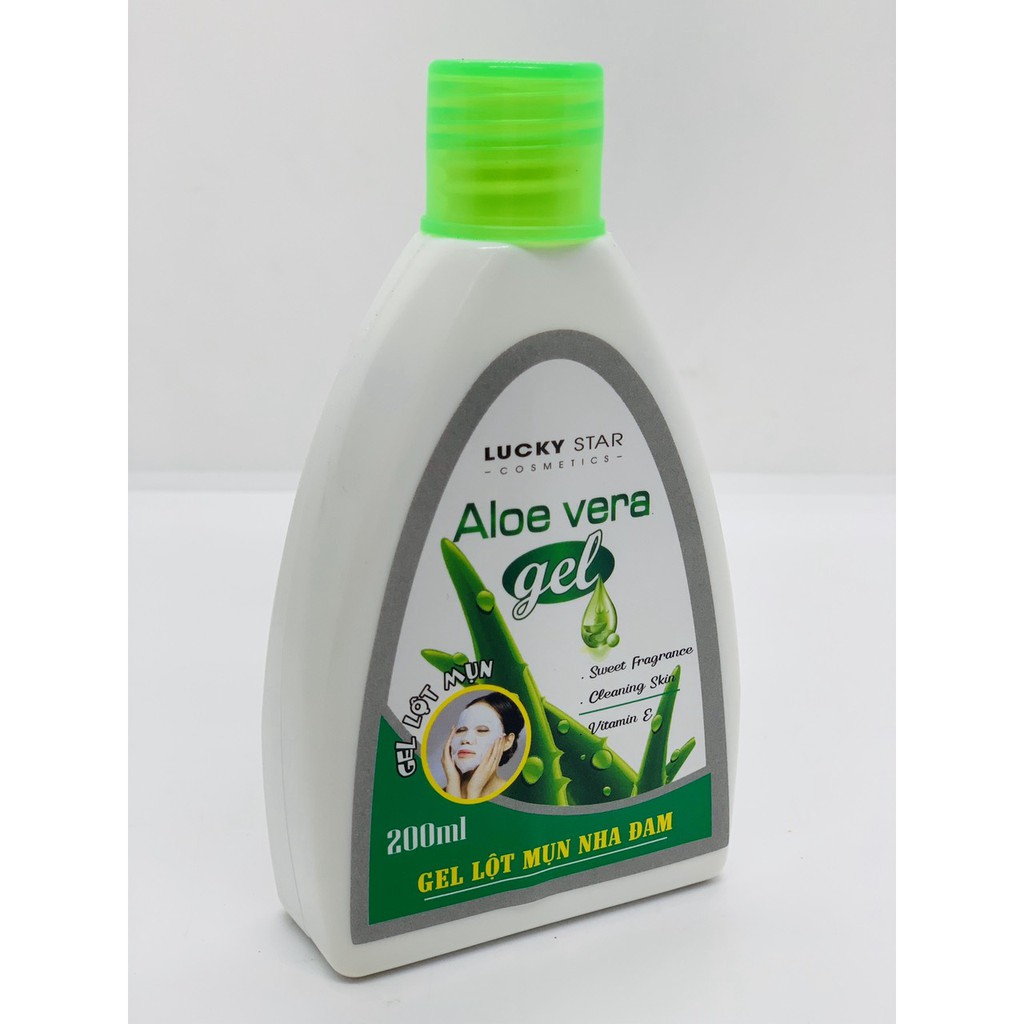 Gel Lột Mụn Nha đam Aloe Vera Lucky Star 200ML