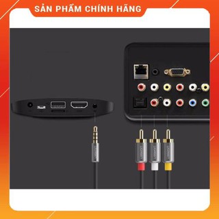 DÂY LOA 3.5MM SANG 3 ĐẦU RCA UGREEN 20895