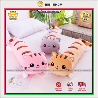 ❤️Sale Khủng❤️ Gối ôm dài hình mèo xinh xắn êm ái -Thú nhồi bông sang trọng