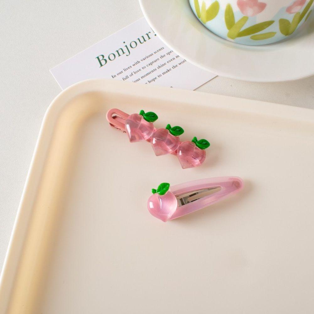 Kẹp Tóc Hình Cá Mập Màu Hồng Đào Dễ Thương Cho Bé