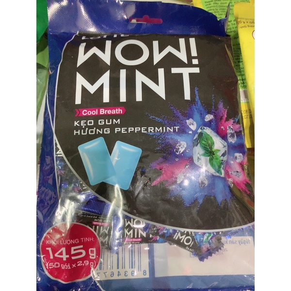 Kẹo Gum không đường Doublemint & Xylitol gói 145g đủ vị