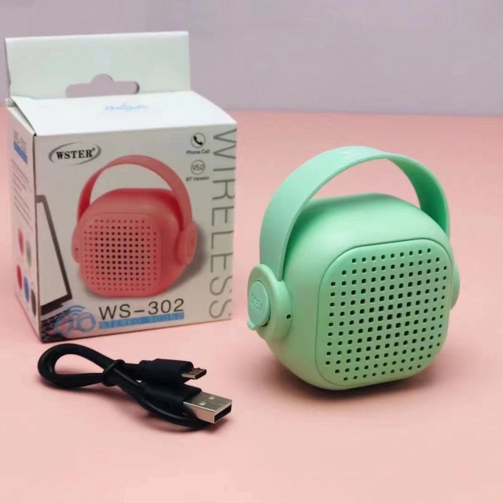 Loa Bluetooth WS-302 Mini Hỗ Trợ Trả Lời Cuộc Gọi Trực Tiếp Trên Loa