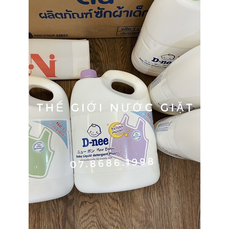 Nước giặt Dnee Thái Lan chai 3000ml [Hàng chuẩn auth]