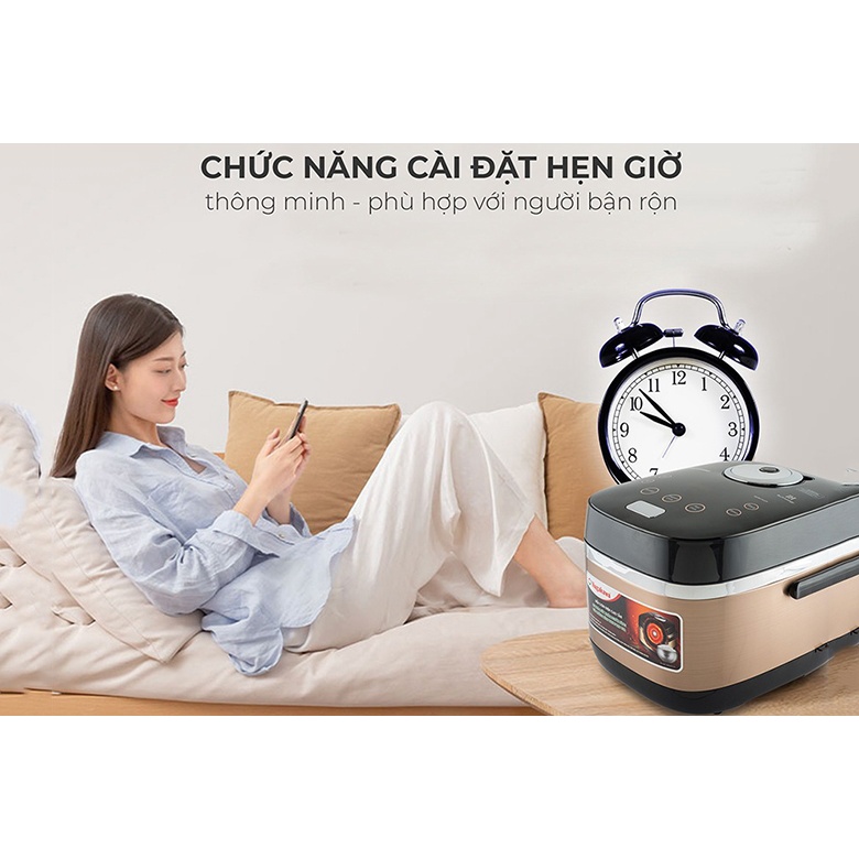 Nồi Cơm Điện Cao Tần 1.8L Hàng Chính Hãng Bảo Hành 12 Tháng Nagakawa NAG0124 - iWao Official Store