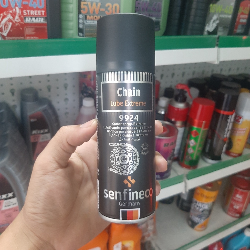 Xịt dưỡng sên Senfineco 9924 Chain Lub Extreme Ceramic 200ml - Nhập khẩu Đức