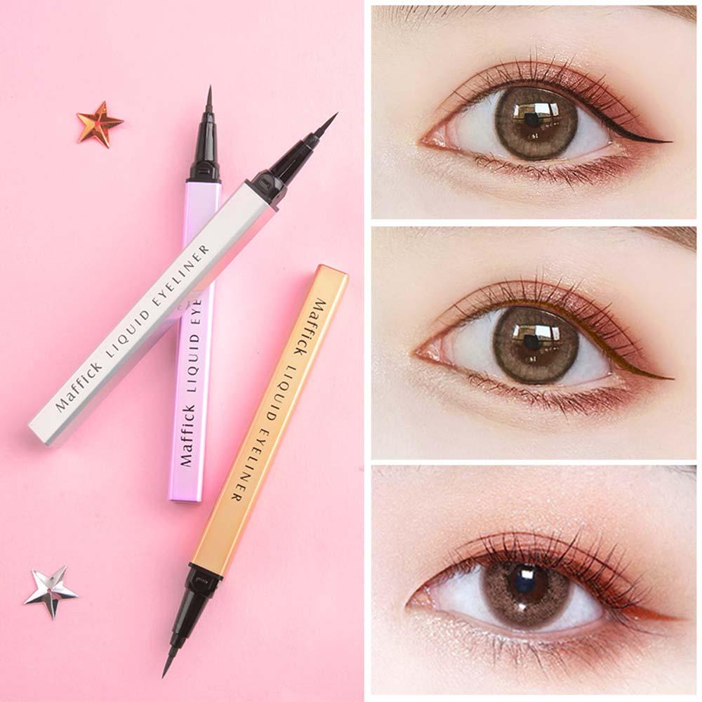 OCEANMAP Bút Kẻ Mắt Màu Đen Hiệu Ứng Nhiều Màu Sắc Thời Trang