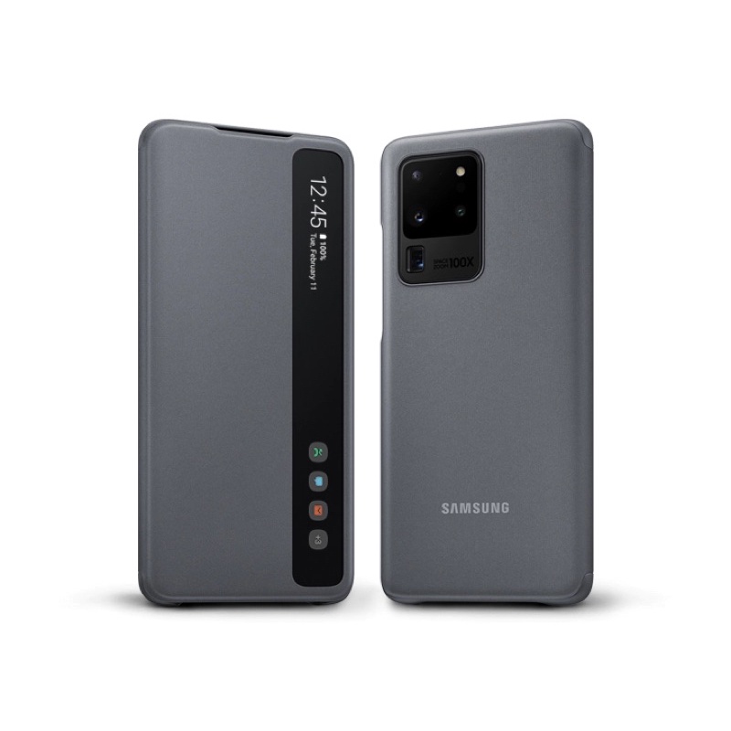 Chính hãng- Bao da Smart Clear View Cover cho Galaxy S20 Ultra