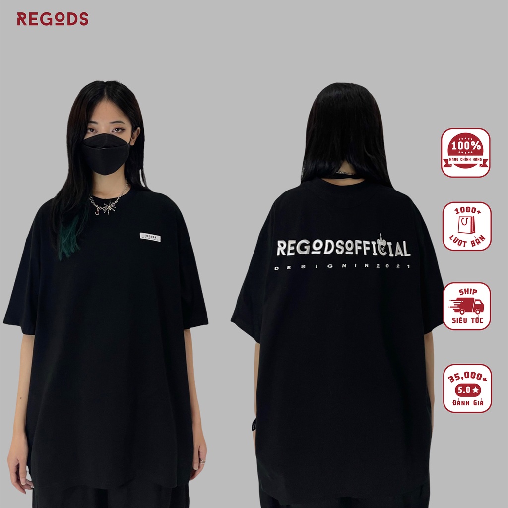 Áo Thun Thêu Identify REGODS Unisex Form Rộng ( TEE IDENTIFY )
