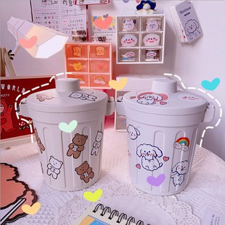 Hộp Đựng Đồ Cute + Tặng Kèm 1 Tấm Sticker Dán Nhiều Hình