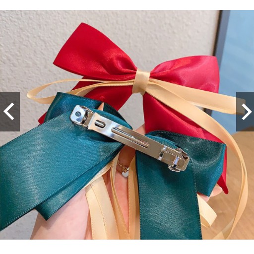 Nơ kẹp tóc bản to ✨ FREESHIP ✨Kẹp tóc nơ ruy băng cỡ lớn phong cách Hàn Quốc xinh xắn.