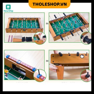 Bàn Bi lắc  ⛔GIÁ SỈ⛔  Bộ đồ chơi bàn bi lắc đá bóng bằng gỗ cho bé  34,5*21,5*8cm 4035