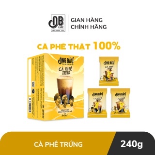 Cà phê sữa đá / sữa nóng / đen đá/ cà phê trứng Ông Bầu 240g (10 gói x 24g)