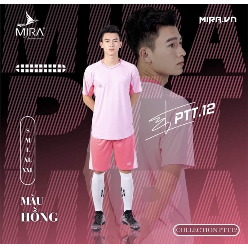 BỘ QUẦN ÁO ĐÁ BANH, QUẦN ÁO ĐÁ BÓNG MIRA PHAN TẤN TÀI PTT12