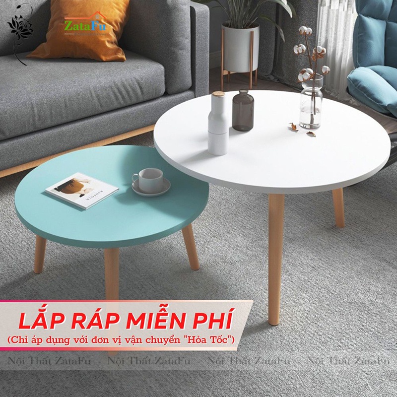 Bàn Trà Tròn Mini Để Phòng Khách Đầu Giường BSF-05