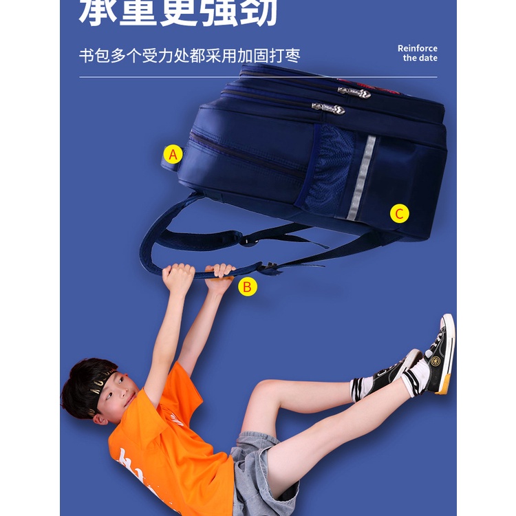 Balo siêu nhân cho bé trai cặp sách siêu anh hùng cho trẻ em học tiểu học cấp 1 siêu nhẹ chống nước E1036