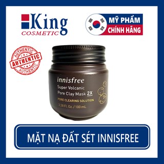 Mặt nạ đất sét Super Volcanic Pore Clay Mask 2X Innisfree
