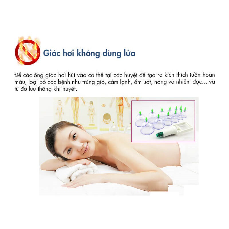 Giác Hơi 12 Ly - Dụng Cụ Giác Hơi Không Gây Phỏng