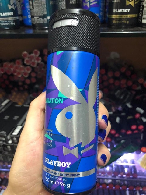 XỊT KHỬ MÙI CƠ THỂ PLAYBOY CHO NAM- hàng Đức 150ml