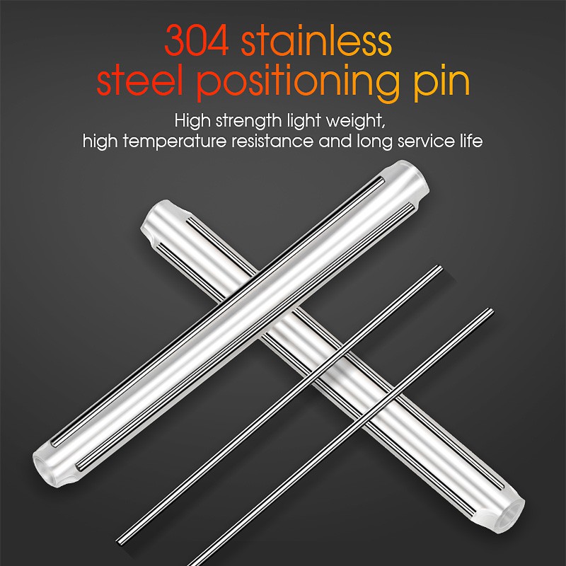 100 cái sợi quang Bảo vệ tay áo hai kim Gia cố nhiệt sợi có thể thu nhỏ vỏ bảo vệ 60mm