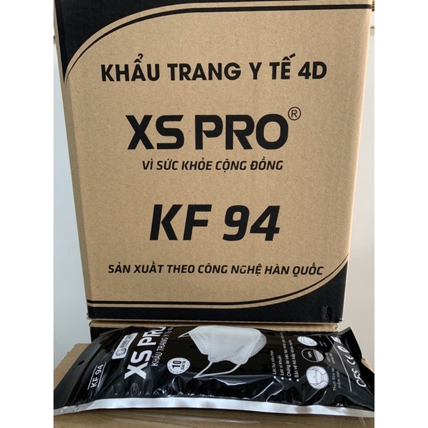 Thùng 300 cái khẩu trang 4D KF94, khẩu trang con cá kháng khuẩn