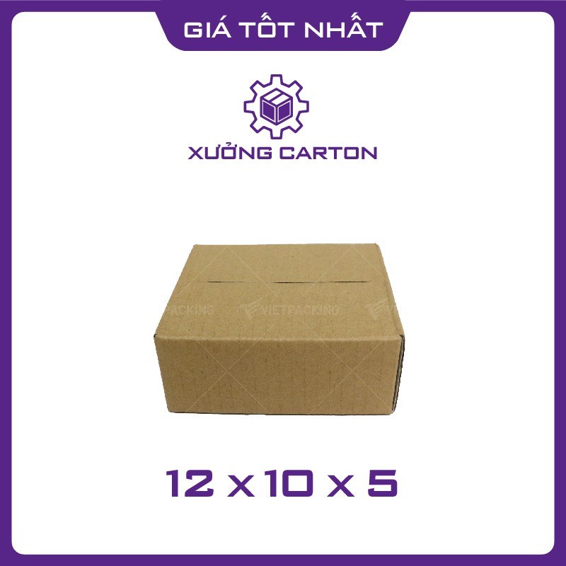 12x10x5 - 50 hộp carton giấy nhỏ đóng gói hàng