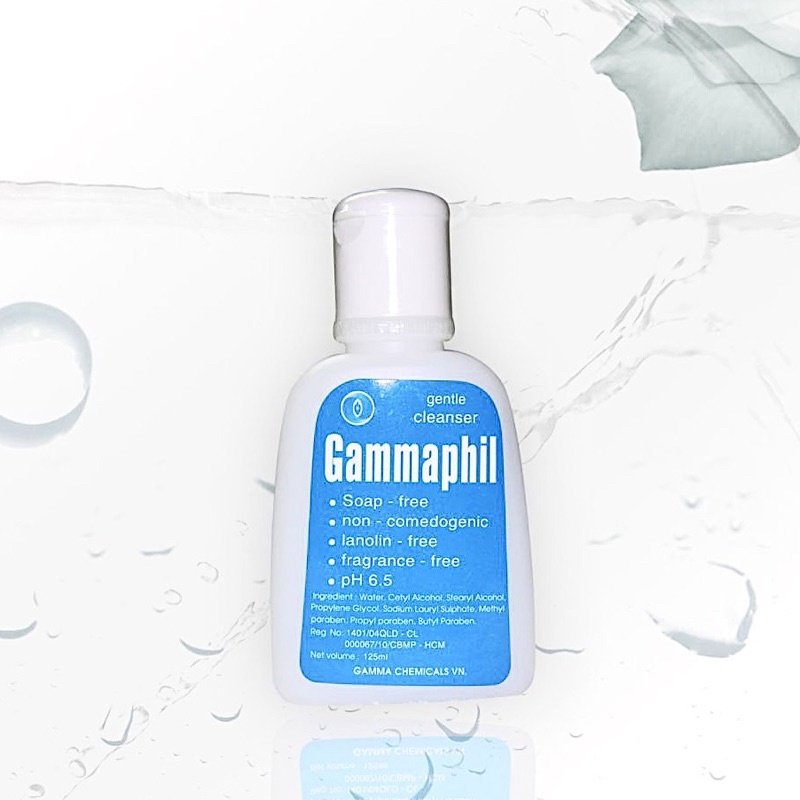 [Chai Nhỏ 125ml] Sữa Rửa Mặt GAMMAPHIL Không Bọt, Không Xà Phòng Dịu Nhẹ Cho Làn Da Của Bé Và Mẹ