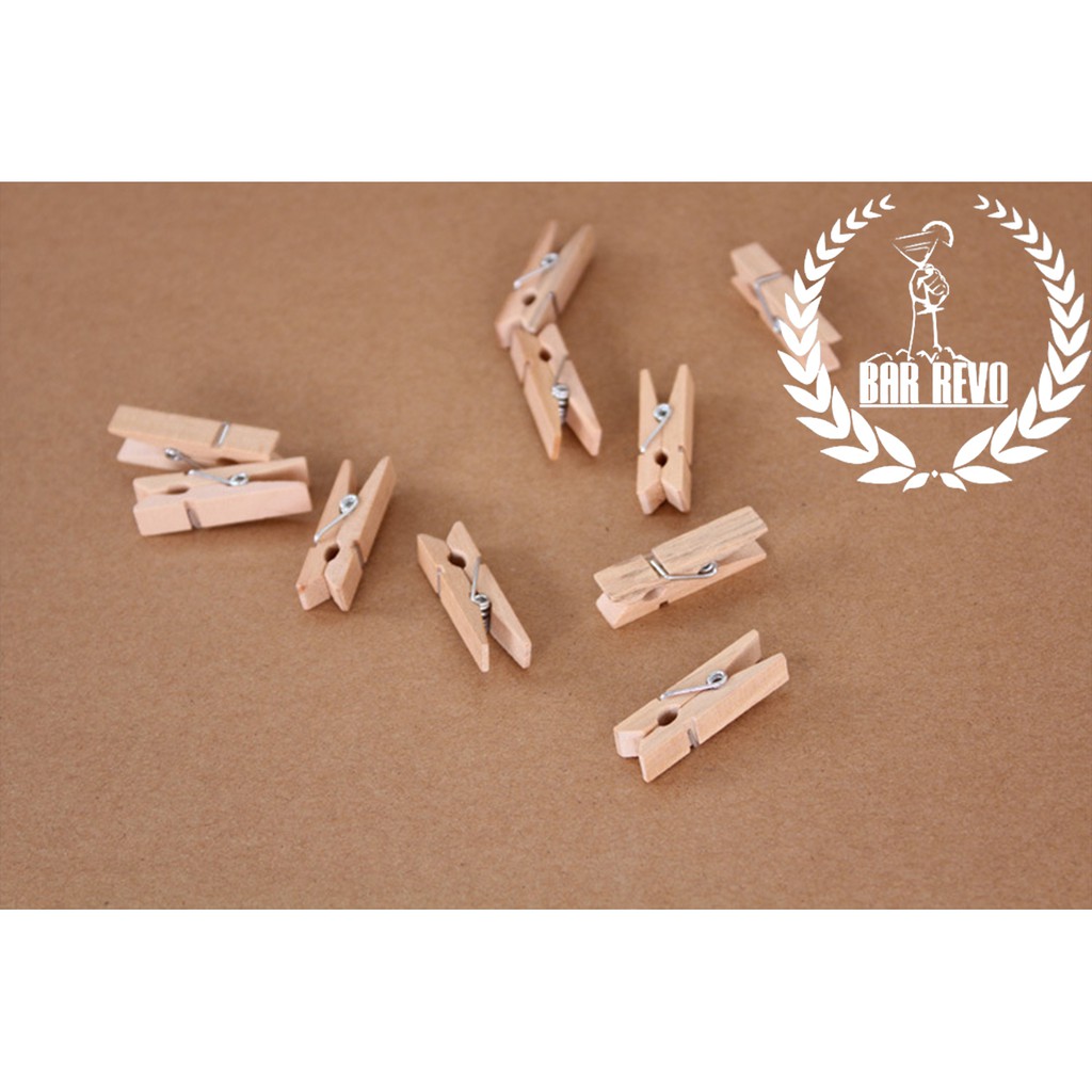 Kẹp Gỗ Trang Trí Cocktai