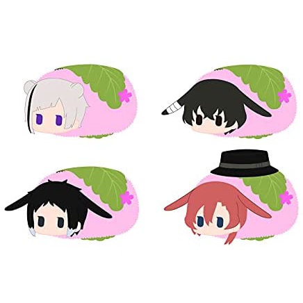 Mochi Sakura/ móc khóa bông hình mochi anh đào Bungou Stray Dogs
