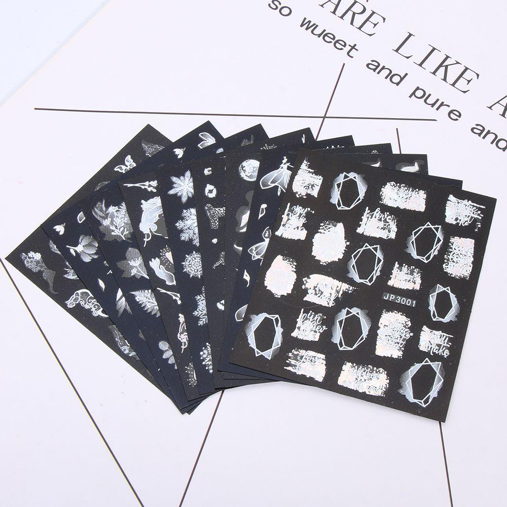 XIANTIN Miếng DáN Trang Trí MóNg HìNh Bông TuyếT 3D