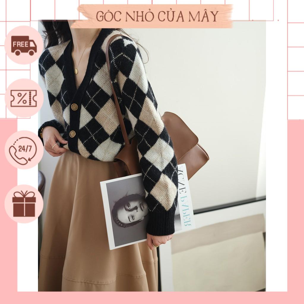 (HÀNG ORDER) Áo cardigan trám phong cách Hàn quốc thu đông 2021 GNCM
