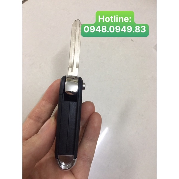 Chìa khoá gập Toyota: Vios, inova, fortuner,alltis.. Hỗ trợ cắt chìa qua hình ảnh bằng công nghệ CNC