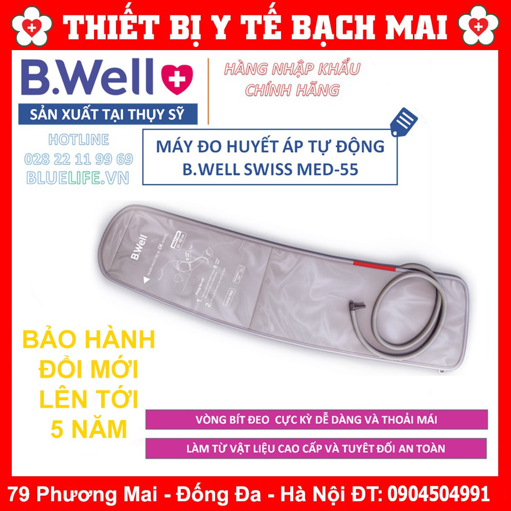 [Chuẩn Chất Lượng Quốc Tế] Máy Đo Huyết Áp Tự Động B Well MED-55 Thuỵ Sĩ Bảo Hành 5 Năm