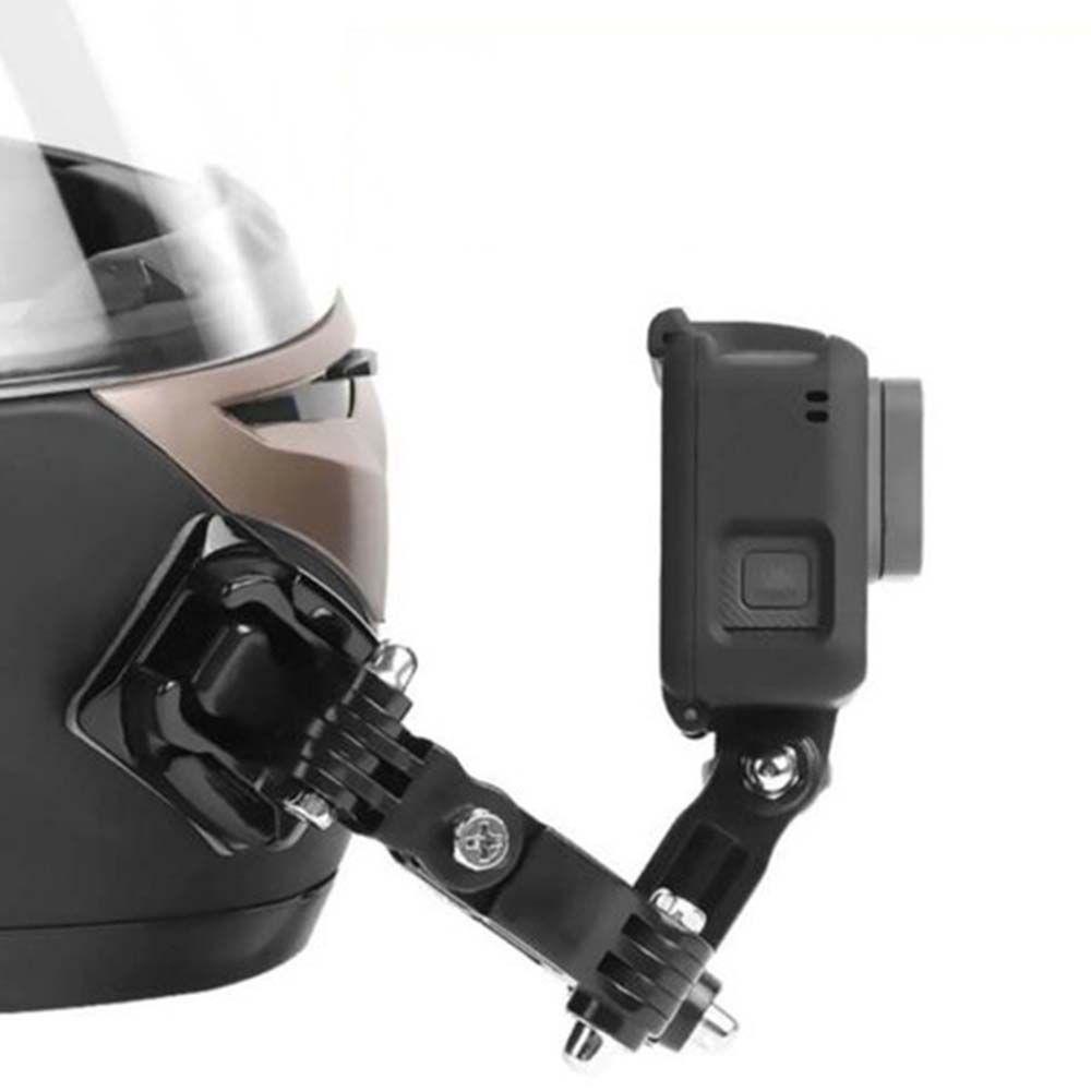 Giá Đỡ Gắn Mũ Bảo Hiểm Bằng Kim Loại Có Thể Điều Chỉnh Cho Gopro Hero
