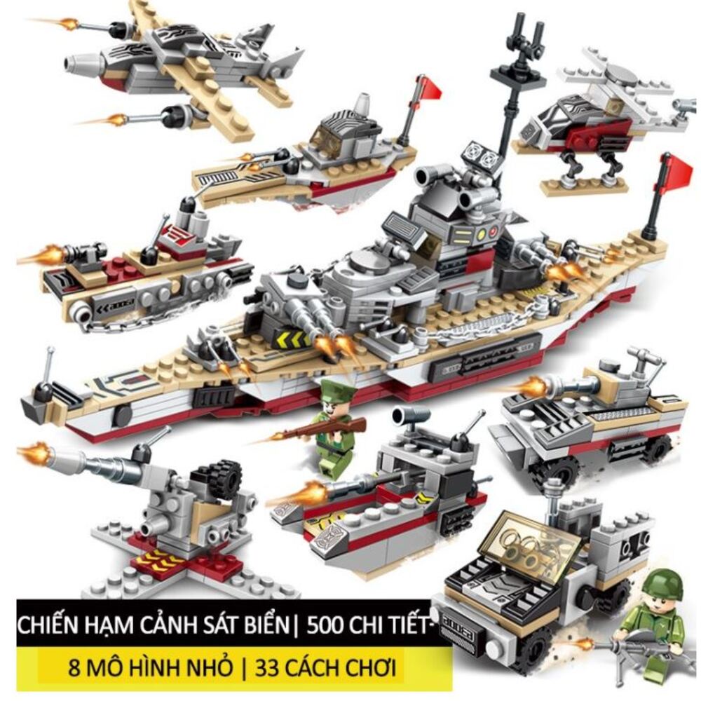 502 CHI TIẾT] BỘ ĐỒ CHƠI XẾP HÌNH LEGO CHIẾN HẠM CHIẾN THUYỀN PHÁT TRIỂN TƯ DUY CHO TRẺ