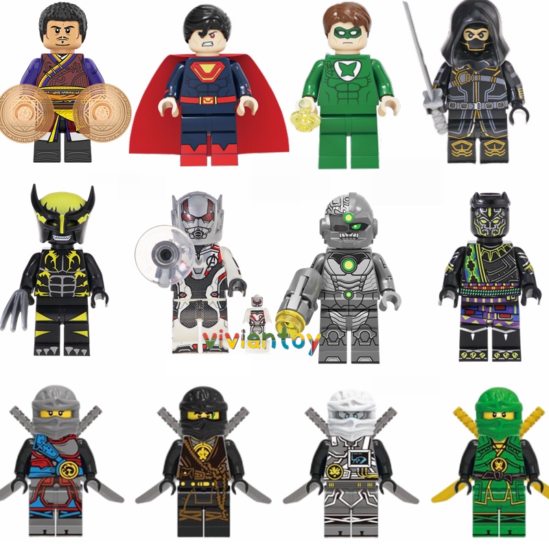 Đồ Chơi Lắp Ráp Mô Hình Nhân Vật Siêu Anh Hùng Marvel