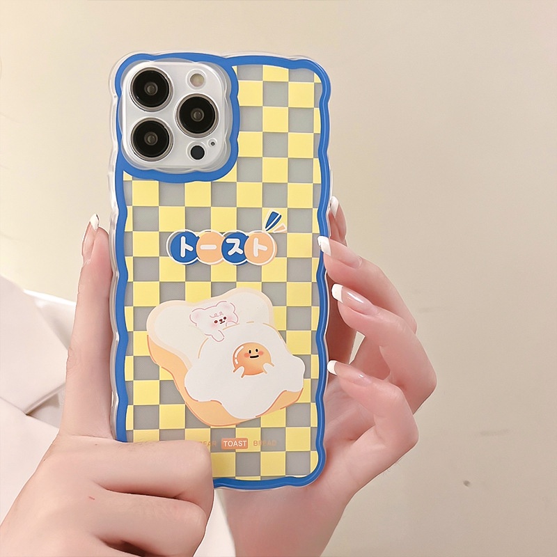 Ốp Điện Thoại Trong Suốt Họa Tiết Bảng Vẽ Hoạt Hình Cho Iphone 13Pro 12 11 xs 6 7 8 14