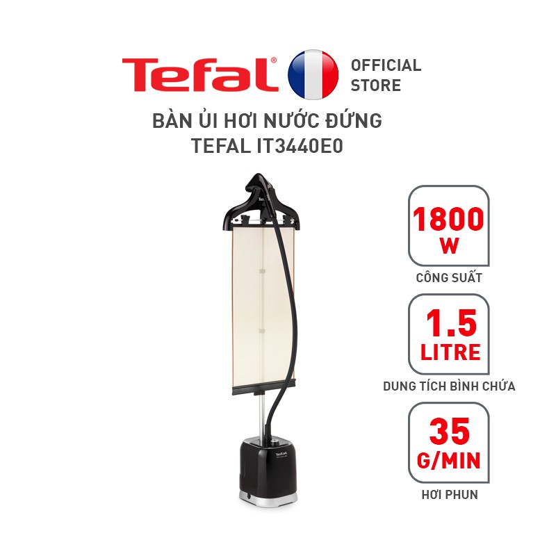 [Mã ELTEFALWL5 giảm 10% đơn 500K] Bàn ủi hơi nước đứng Tefal - IT3440E0