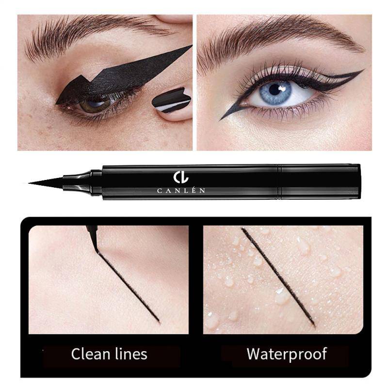 Bút Kẻ Mắt Dạng Lỏng 2 Trong 1 Nhanh Khô Chống Thấm Nước