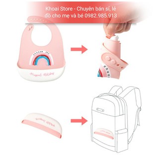 YẾM MÁNG ĂN DẶM SILICON CHO BÉ