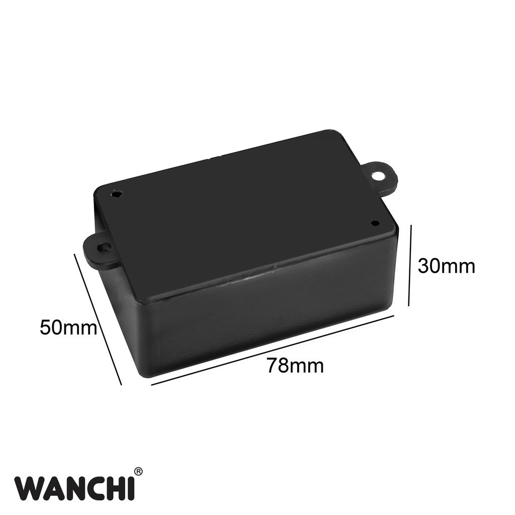 Hộp nhựa đựng mạch điện tử 78x50x30mm có tặng kèm ốc vít cao cấp.