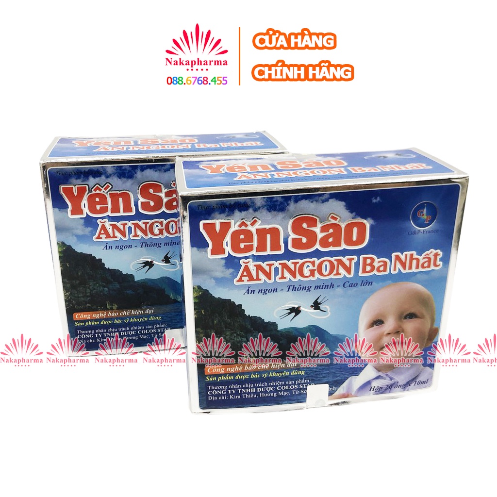 Yến Sào Ăn Ngon Ba Nhất G&P - Yến sào Alibaba mẫu cũ – Bé ăn ngủ ngon, tăng đề kháng, hấp thu GP