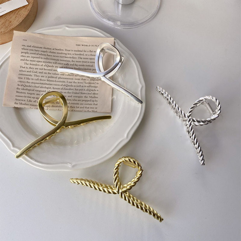 Kẹp Tóc Họa Tiết Hình Học Đơn Giản Thời Trang Cho Nữ (Hairclips)