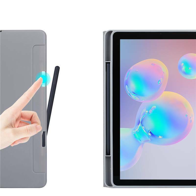 Bao da thức/ ngủ thông minh chống sốc có khe nhét bút cho Samsung Galaxy Tab S6 Lite 10.4" SM-P610 P615