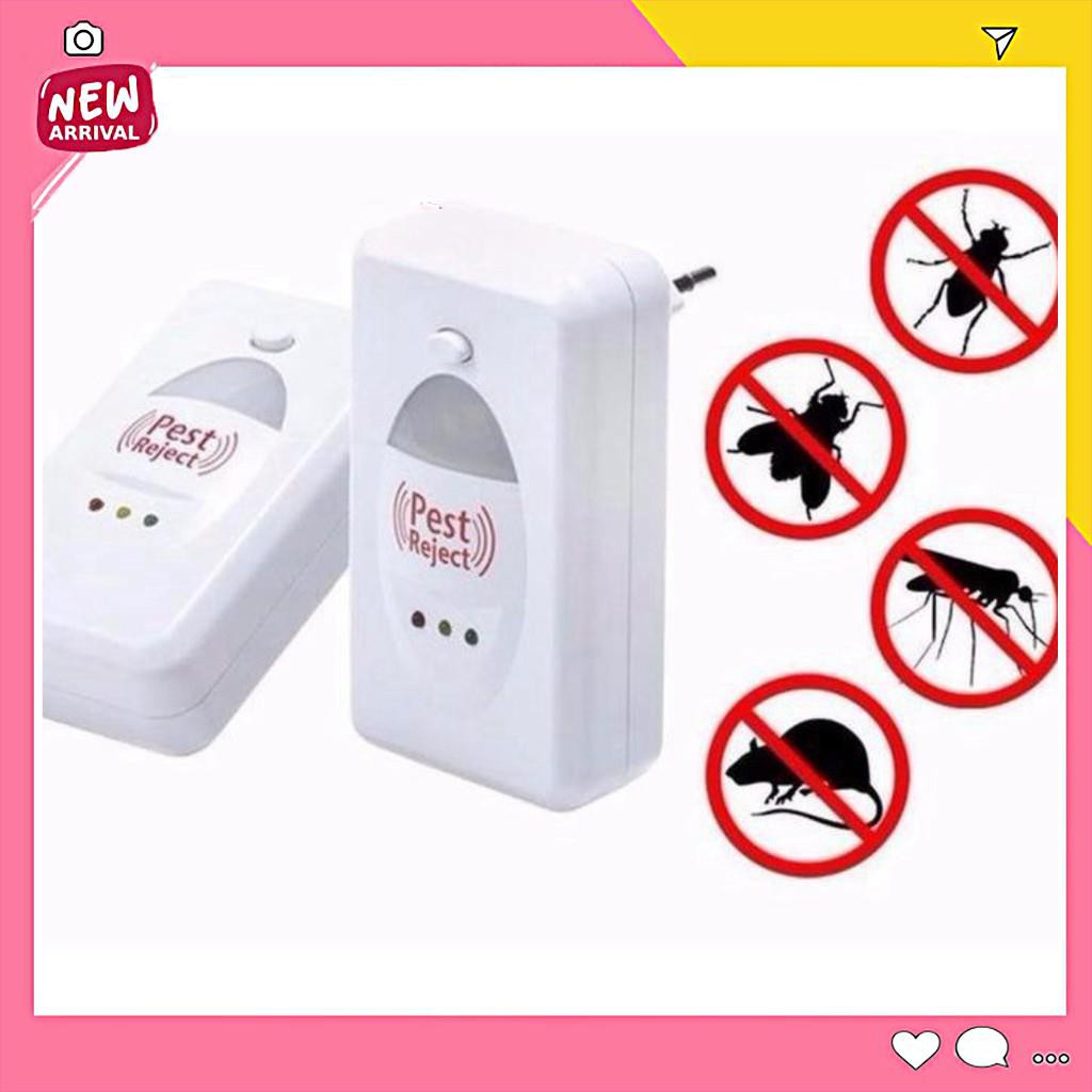 Máy Đuổi Côn Trùng Pest Rejeck - Tạo sóng siêu âm đuổi côn trùng, Đuổi Muỗi, Chuột, Đuổi Côn Trùng, Đuổi Mạt Rệ