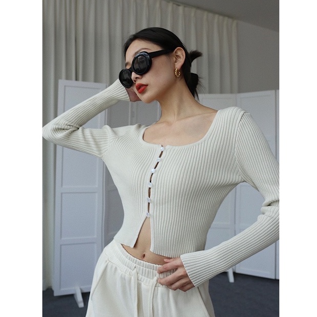 Áo Khoác Cardigan Dệt Kim Mỏng Thiết Kế Đơn Giản Xinh Xắn Cho Nữ | WebRaoVat - webraovat.net.vn