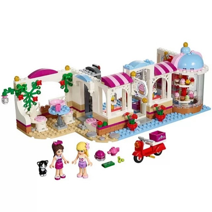 Bộ lắp ráp lego friend tiệm bánh ngọt 444 chi tiết mã 10496