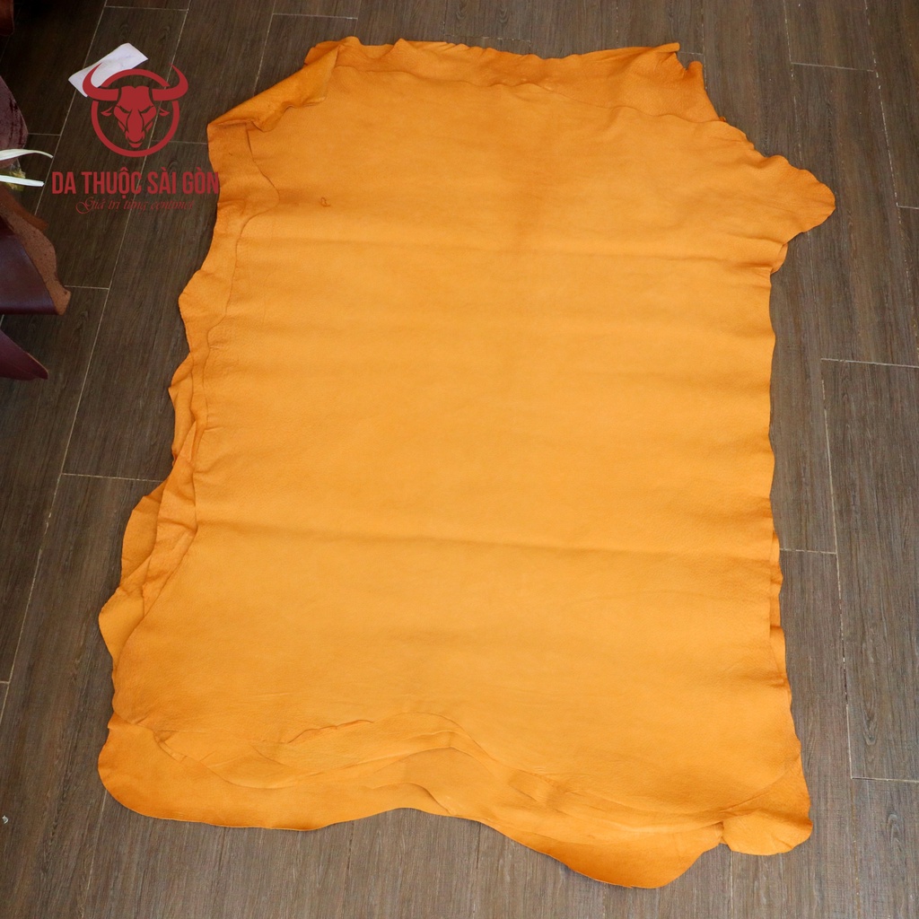 Da heo lộn cao cấp độ dày 0.6 đến 0.8 mm thương hiệu Da Thuộc Sài Gòn - Da lộn handmade