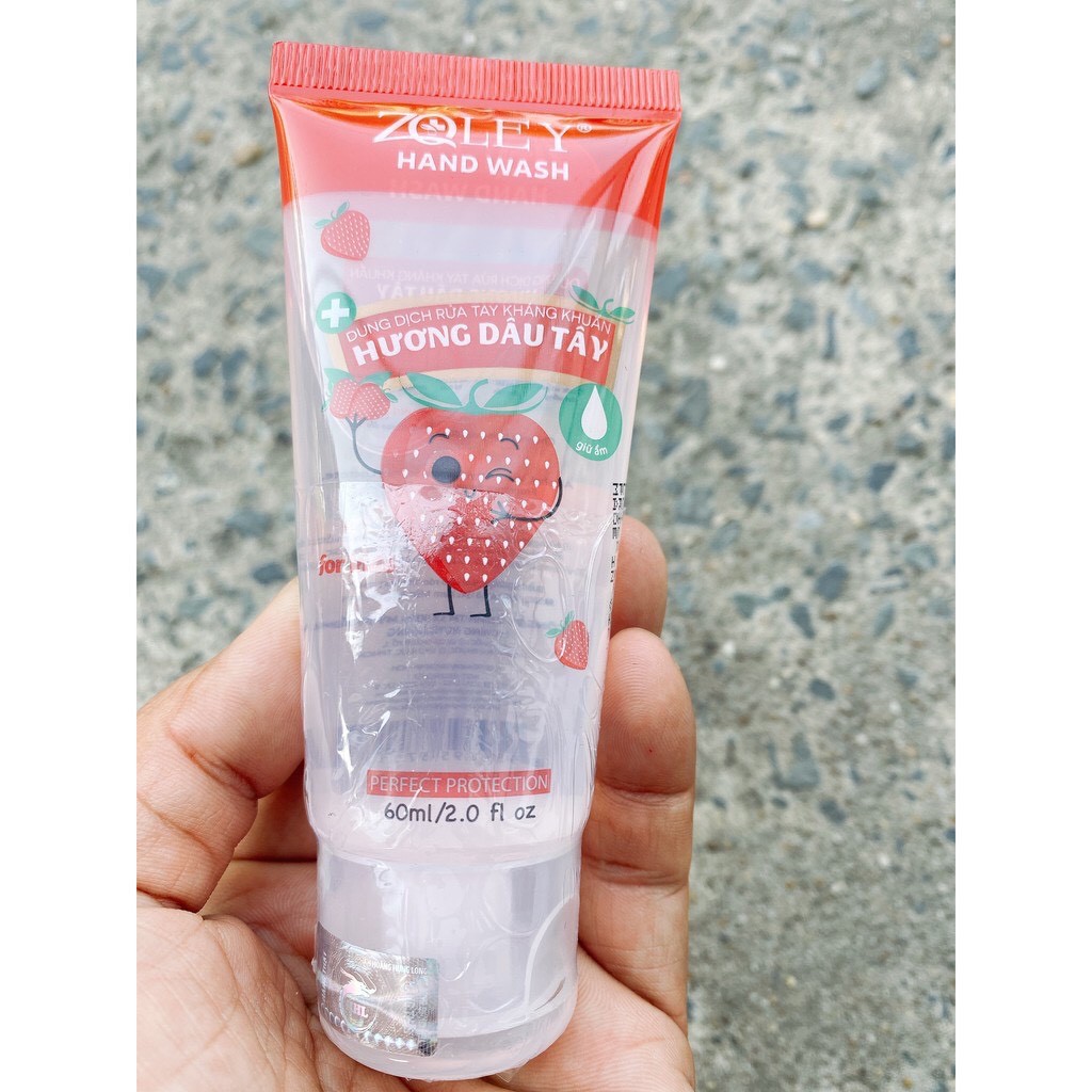 (HÀNG CHÍNH HÃNG )Gel Rửa Tay Khô Zoley Hương Dâu 60ml For Kids 'Cho Bé' | BigBuy360 - bigbuy360.vn