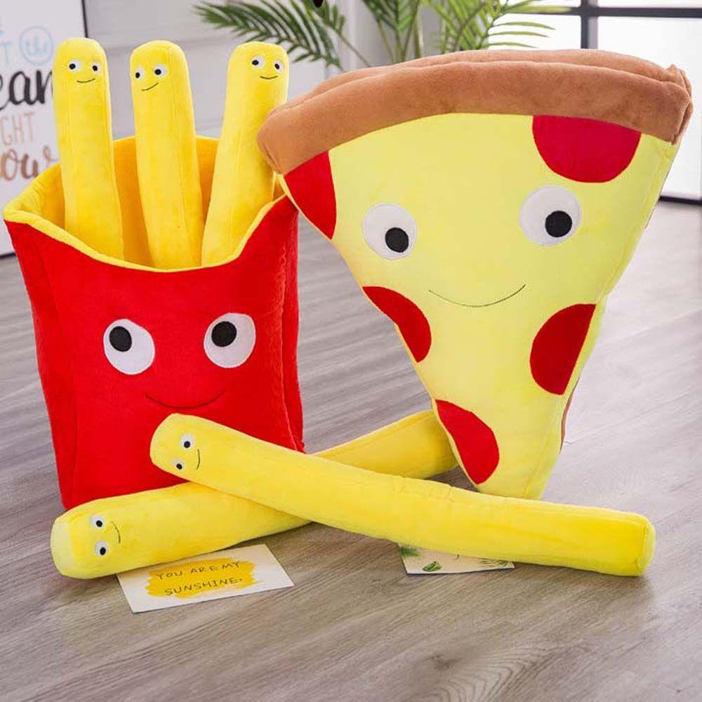 LANFY Gối Nhồi Bông Hình Bánh Pizza Dễ Thương 30 40CM