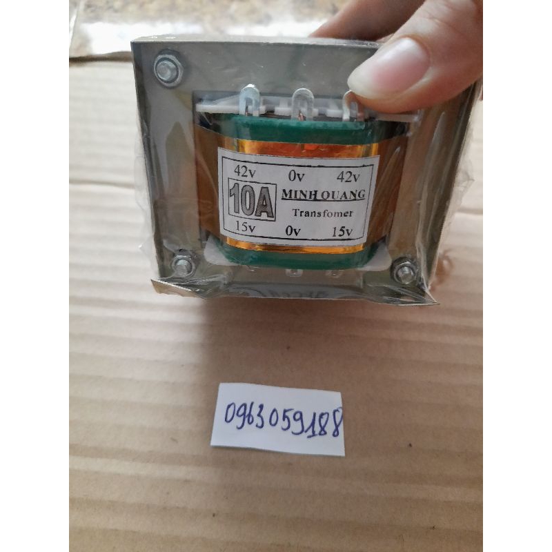 Biến Áp Đôi Xưng Lõi Đồng 10A - 42V -42V